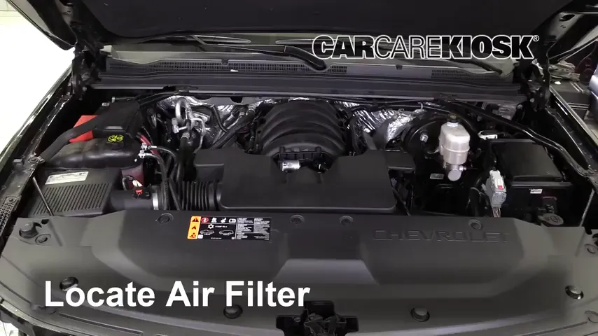 2018 Chevrolet Tahoe Premier 6.2L V8 FlexFuel Air Filter (Engine) Replace